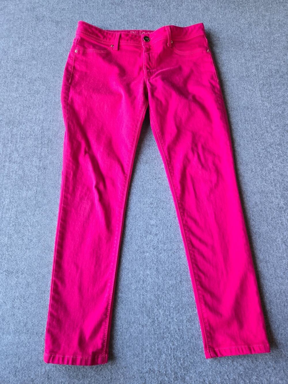 DL1961 Women’s Jeans Emma Low Rise Skinny Leggings Flamingo Pink Size 31 (32x28)